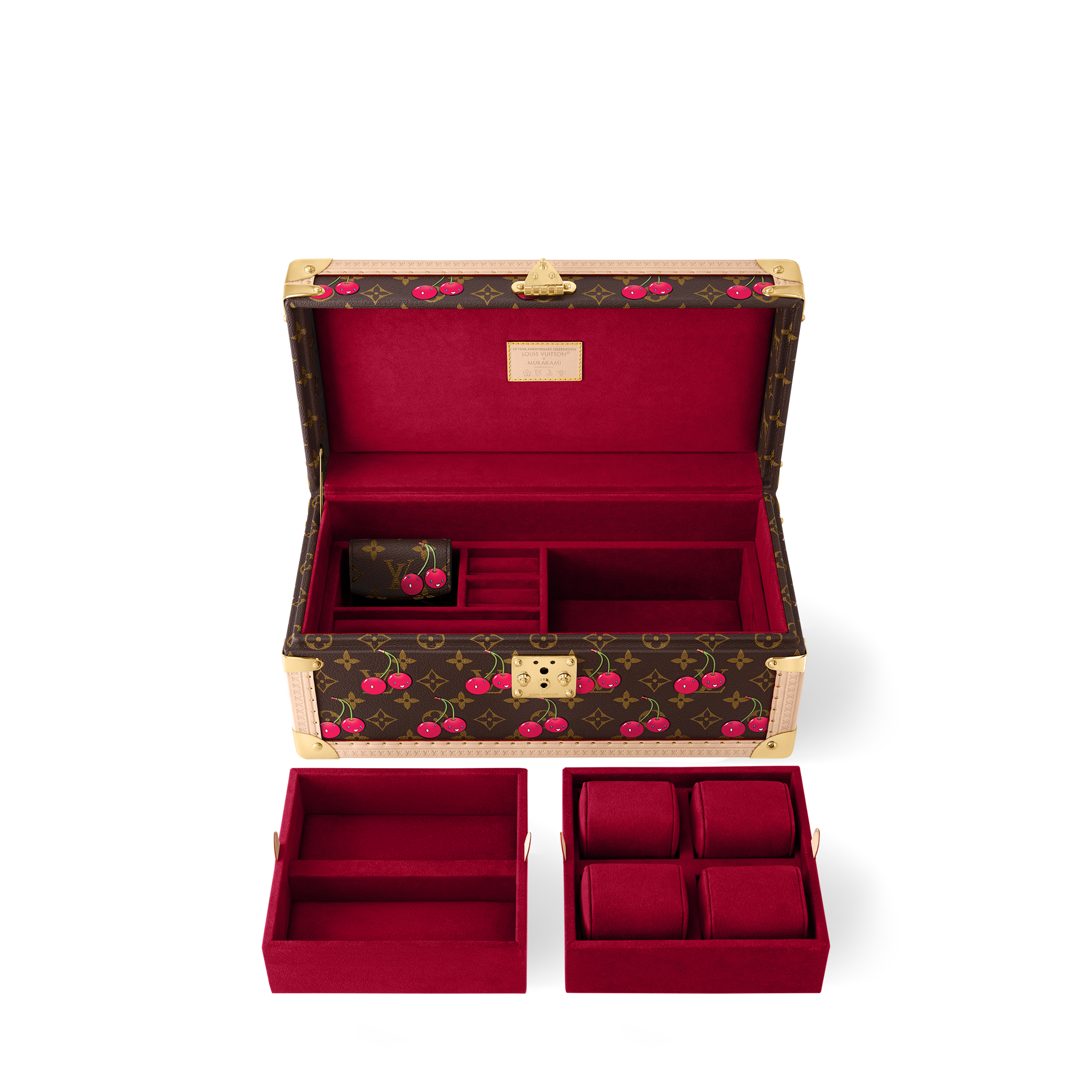LV x TM Coffret Accessoires Cherry Other Monogram Canvas - Trunks